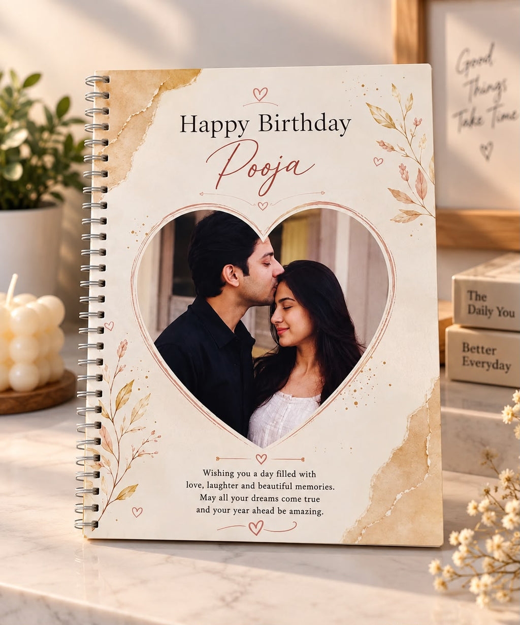 Personalized Memories Photo Album | Custom Photo Album with Name & and Photos