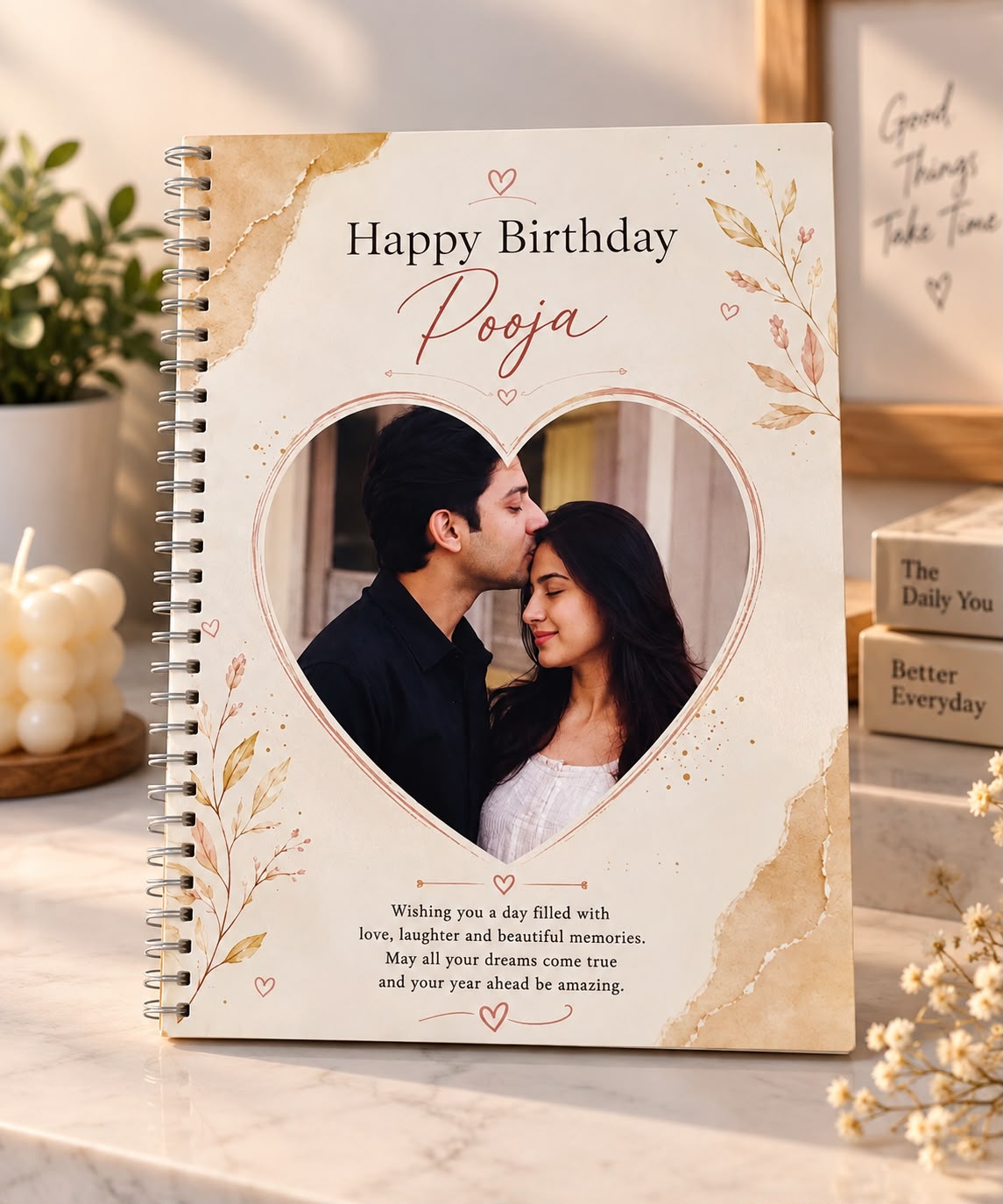Personalized Memories Photo Album | Custom Photo Album with Name & and Photos