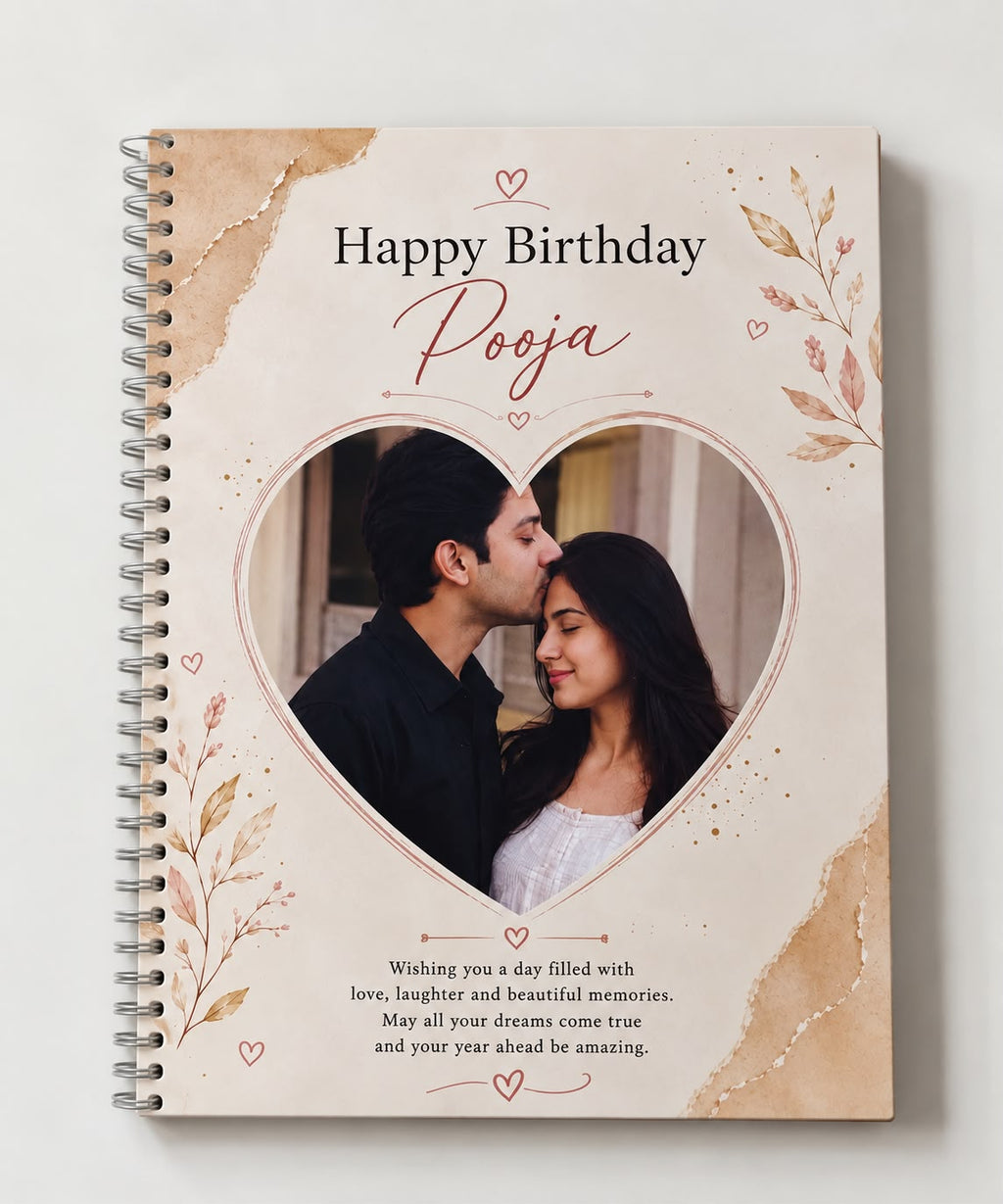 Personalized Memories Photo Album | Custom Photo Album with Name & and Photos