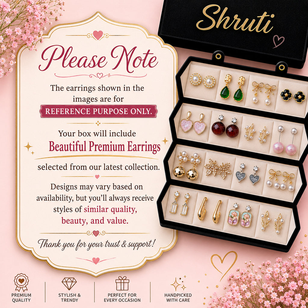 Personalized Korean Earrings Folding Gift Box