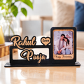 Personalized Couple Photo Frame with Custom Name