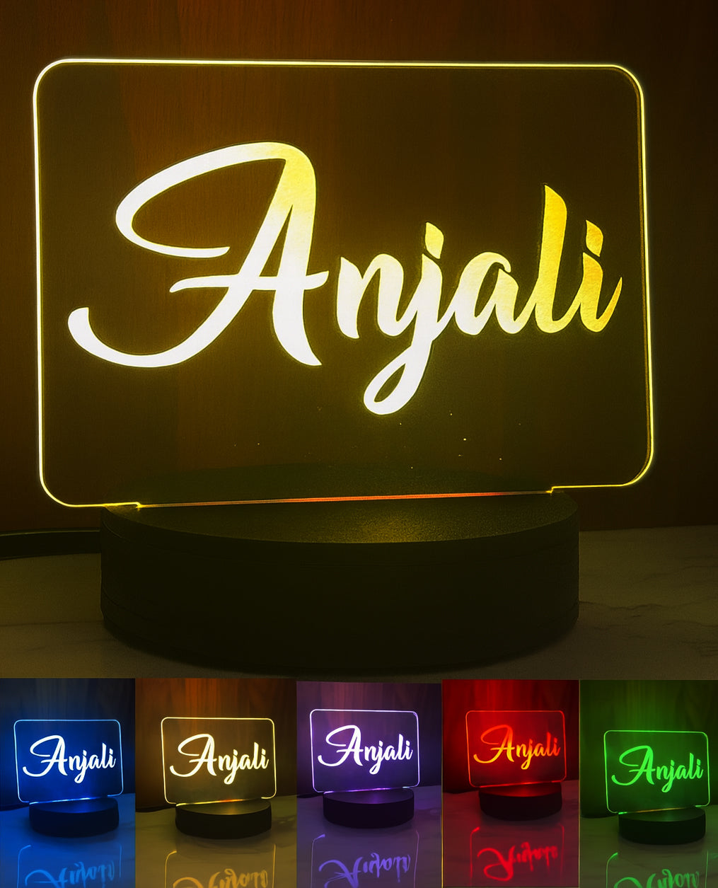 Multi Colour LED Name Lamp