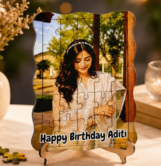 Personalized Wooden Jigsaw Photo Puzzle | Personalised Photo Puzzle