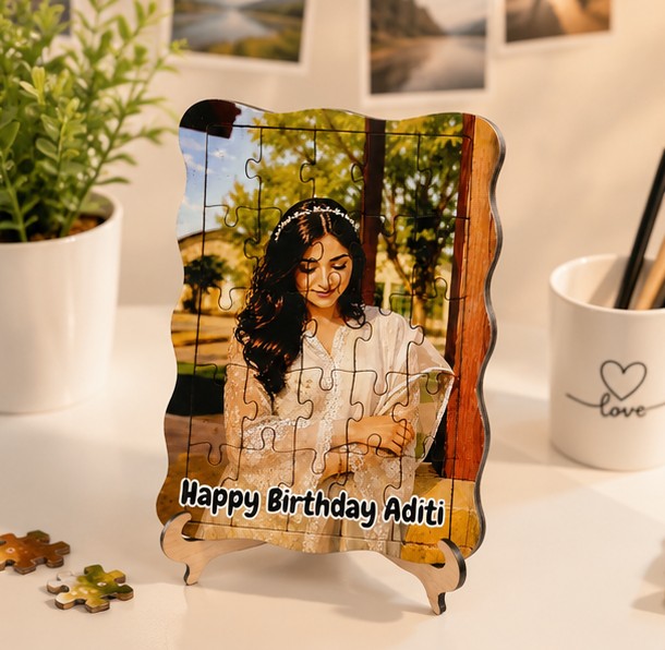Personalized Wooden Jigsaw Photo Puzzle | Personalised Photo Puzzle