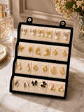 12 Pair Korean Earrings Gift Box 😍🥹