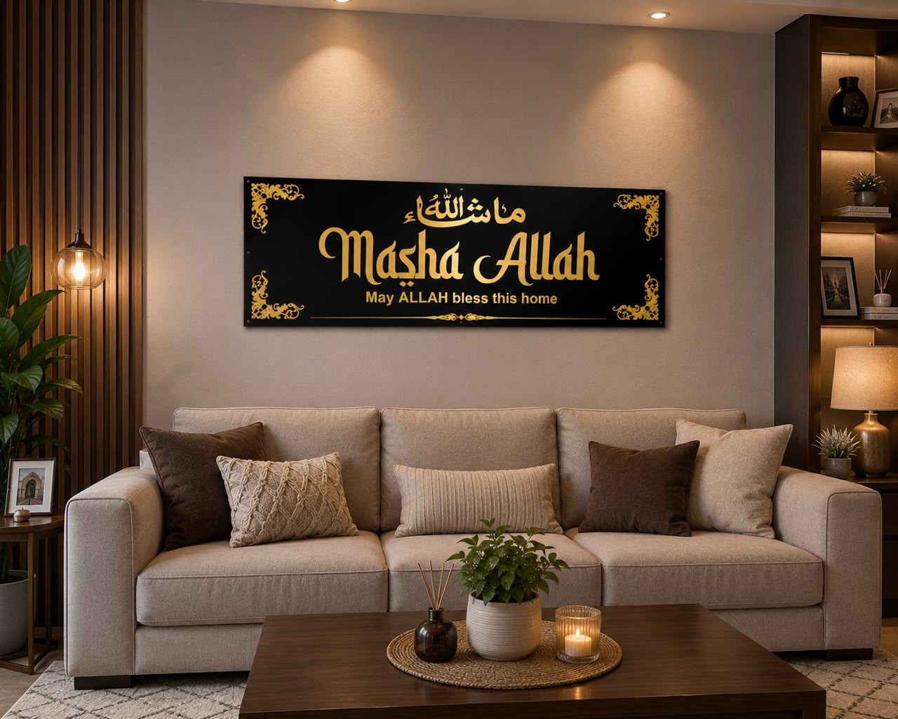 Mashallah Wall Art Decor | Islamic Home Wall Hanging 😍