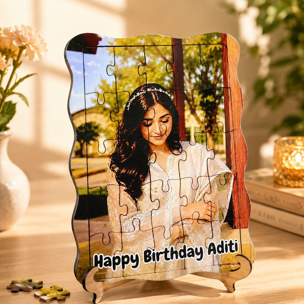 Personalized Wooden Jigsaw Photo Puzzle | Personalised Photo Puzzle
