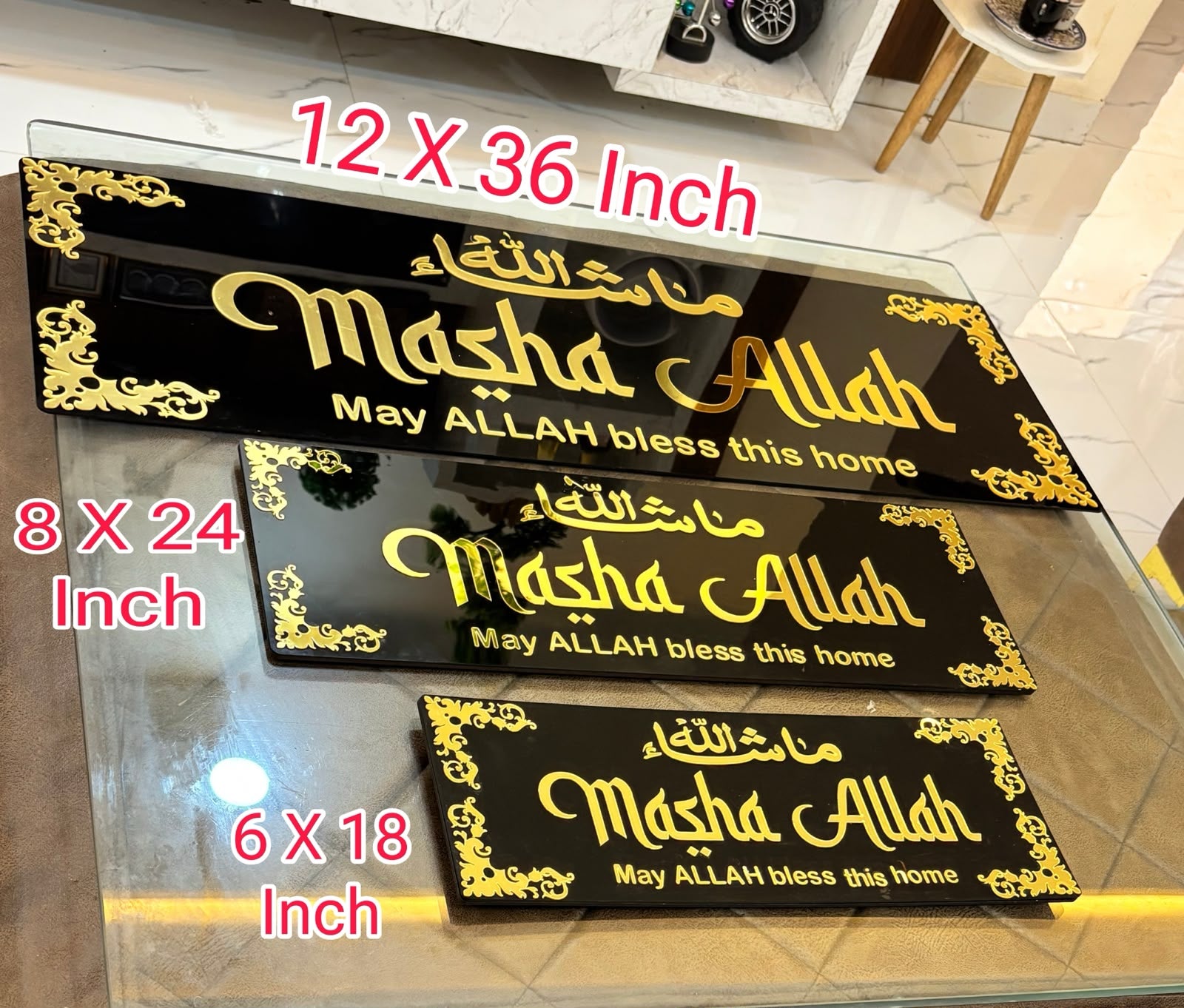 Mashallah Wall Art Decor | Islamic Home Wall Hanging 😍