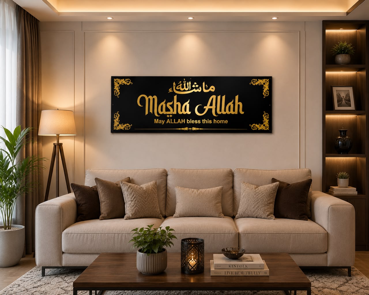 Mashallah Wall Art Decor | Islamic Home Wall Hanging 😍
