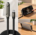 Fast Charging C-Type Cable With Phone Stand