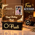 Personalised LED Lamp with Bluetooth Speaker